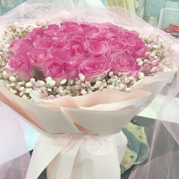 27朵苏醒玫瑰,与你共婵娟(实拍照)