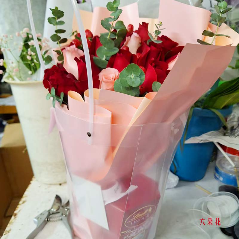 19朵玫瑰混搭,你是我的最美(实拍照)