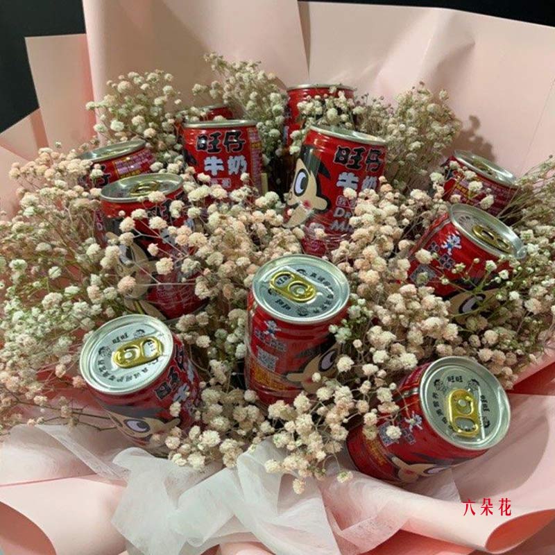 11罐旺仔牛奶满天星,愿你幸福每一天(实拍照)