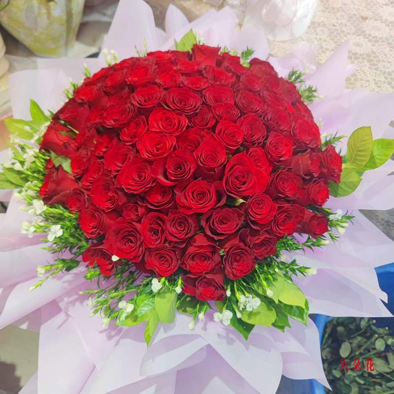 想你太甜蜜/99支玫瑰(实拍照)