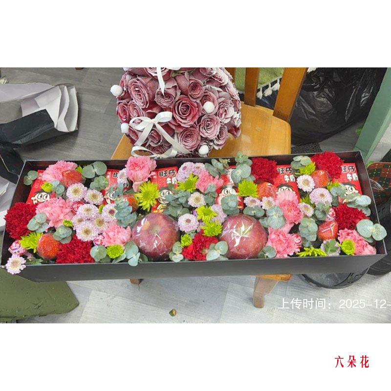 康乃馨玫瑰棒棒糖旺仔礼盒,最棒的自己(实拍照)