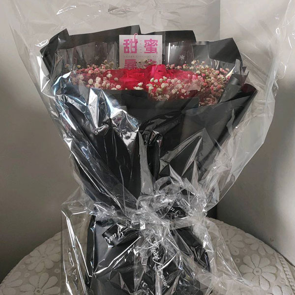 20朵香槟玫瑰,你就是我生命里全部(实拍照)