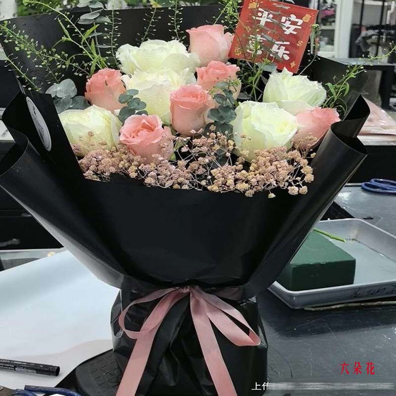 11朵玫瑰混搭,永远爱你(实拍照)