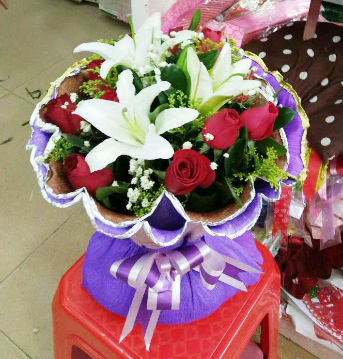 送永州宁远县博爱医院的鲜花实拍图