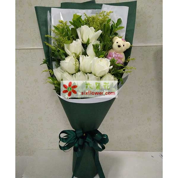 送南宁市青秀区金浦路16号汇东国际E…的鲜花实拍图