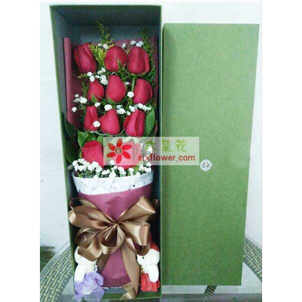 送桂林七星路创意产业园6栋3楼…的鲜花实拍图