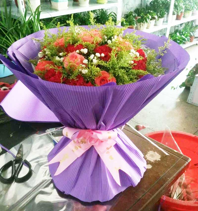 送安徽省安庆市太湖县晋熙镇法华路59号小水电公司(…的鲜花实拍图