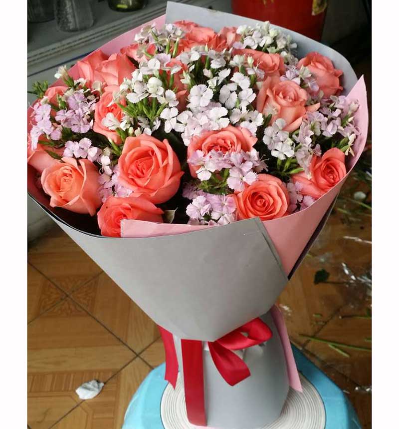 送德州市德城区天衢中路1561号的鲜花实拍图