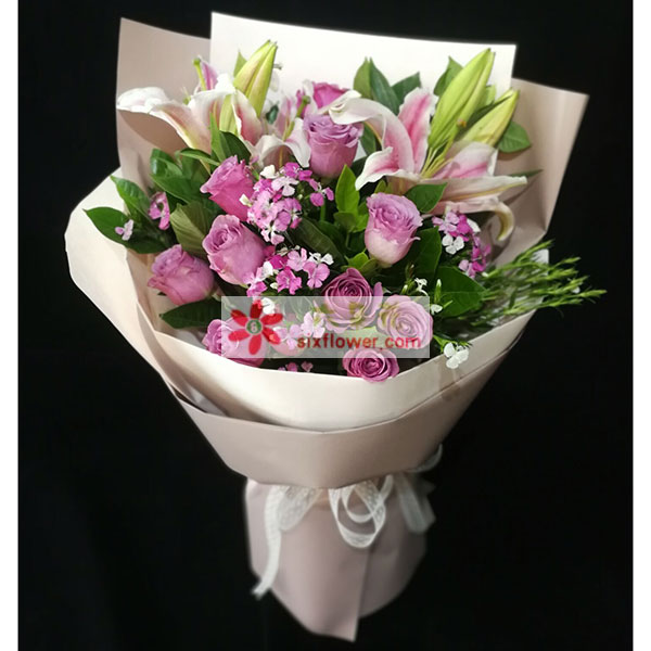 送平桥区龙江路世纪…的鲜花实拍图