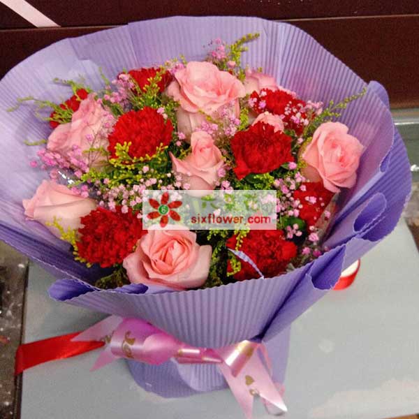 送普宁市流沙西街道锦绣园6栋东梯…的鲜花实拍图