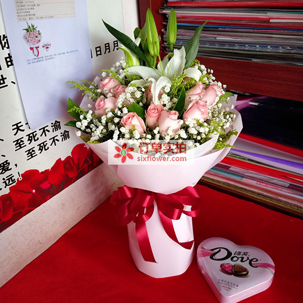 送四会市水仙路4号-四会市中医院-…的鲜花实拍图