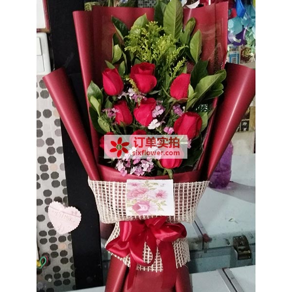 送银川兴庆区北京东路650如家…的鲜花实拍图