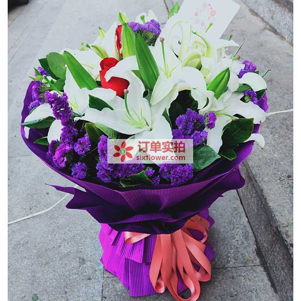 送临沂市费县龙摄影建设局与钟山…的鲜花实拍图