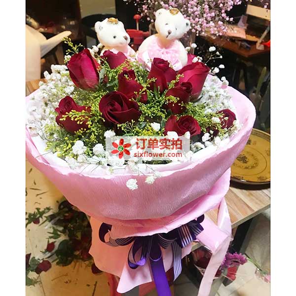 送宁德市蕉城区章湾镇新港路1号的鲜花实拍图