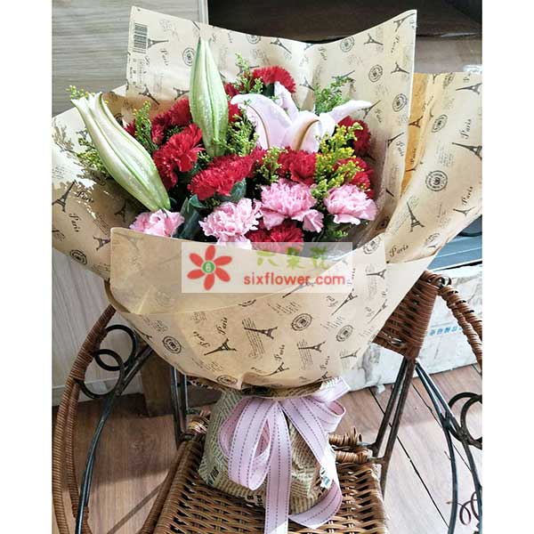 送永州宁远县九疑南路新县政府旁…的鲜花实拍图