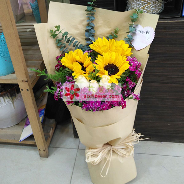 送湖南省常德市武陵區丹州乡湖南幼兒師範大…的鲜花实拍图