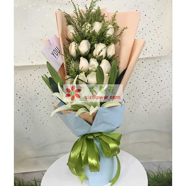 送镇江润州区团山路18号实验学校魅力…的鲜花实拍图