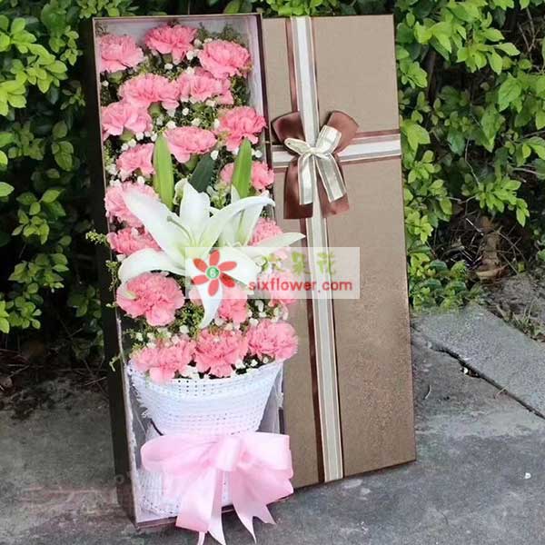 送东莞凤岗镇碧湖大道深联实业有限公司E栋2楼…的鲜花实拍图