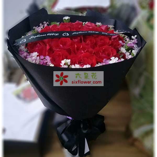 送合肥包河区屯溪路合肥工业大学逸夫楼的鲜花实拍图