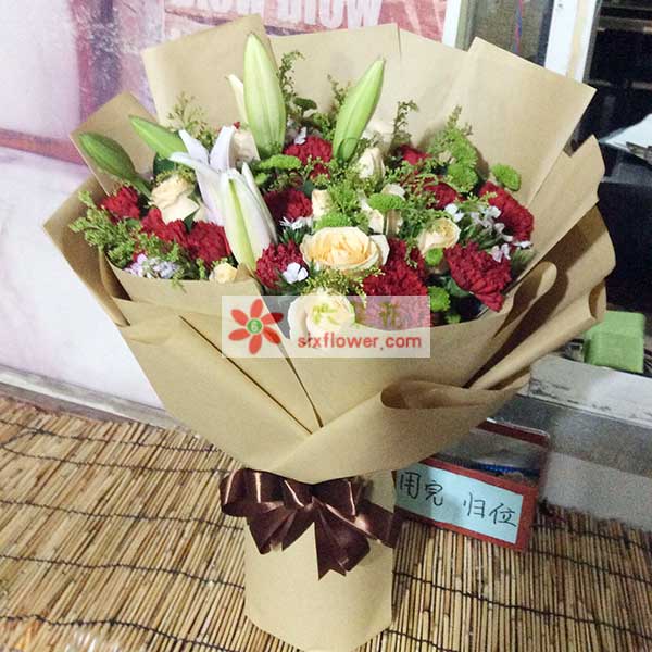 送杭州上城区积善坊巷14号2-…的鲜花实拍图