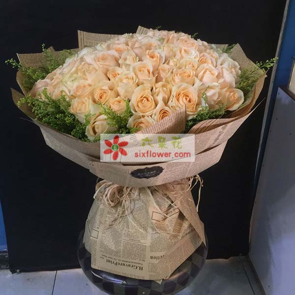 送华龙村大酒店贵…的鲜花实拍图