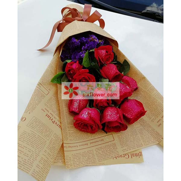 送齐齐哈尔呐河市建安小区南门圆梦…的鲜花实拍图