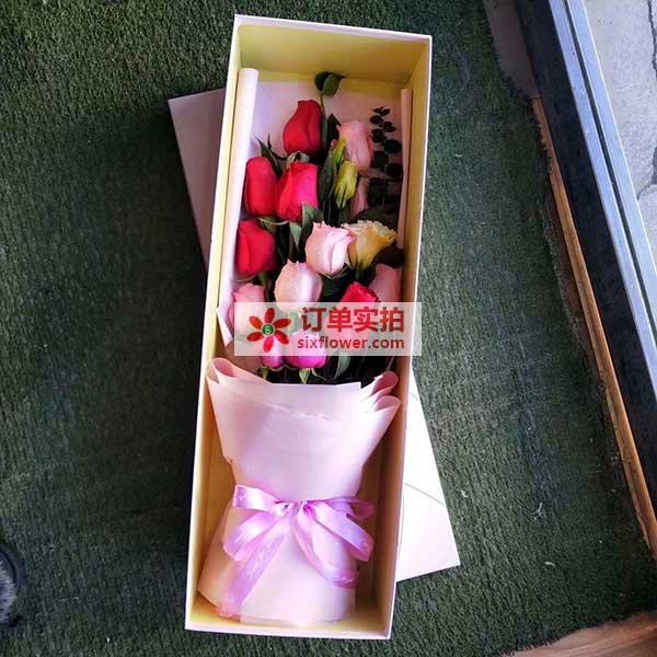 送上海市浦东新区富城路33号上海浦东香格里…的鲜花实拍图