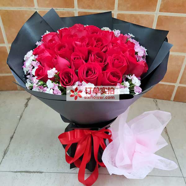 送湖南省郴州市北湖区国庆北路桂门岭巷7号…的鲜花实拍图