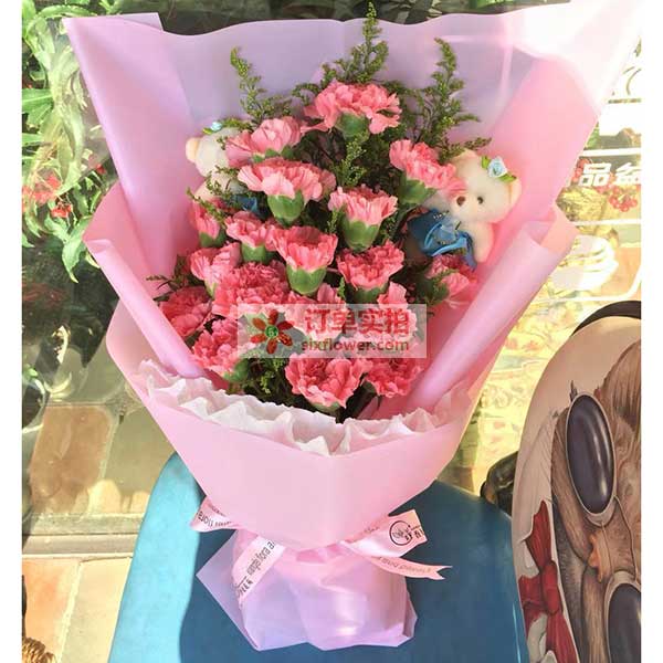 送嘉兴市第一医院9A区…的鲜花实拍图