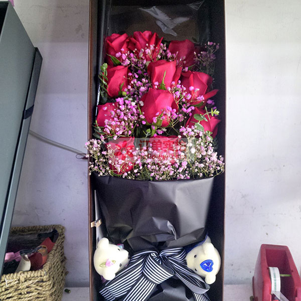 送沙县南霞乡卫生院的鲜花实拍图