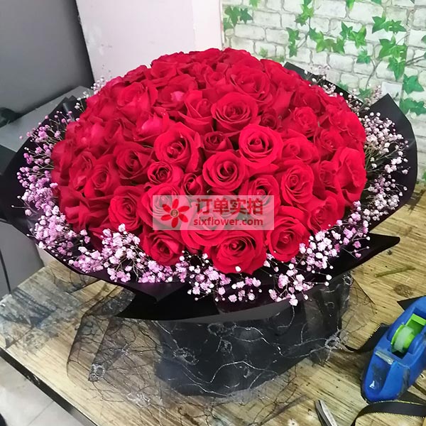 你是我最爱的人/99支红色玫瑰(实拍照)