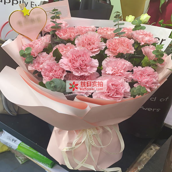 送济宁泗水县三发舜和家园北区的鲜花实拍图