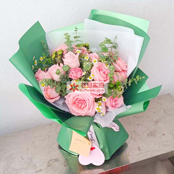 送长沙中海阅江府的鲜花实拍图