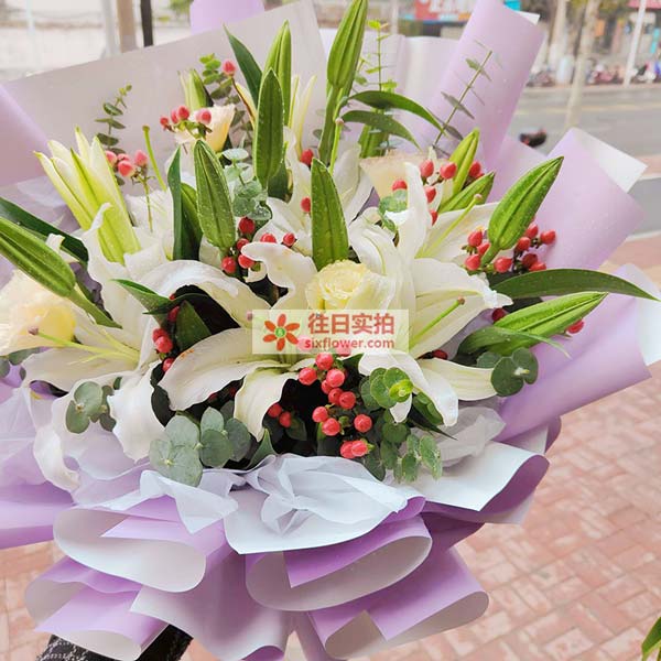 送安徽省临泉县农丰时代城的鲜花实拍图