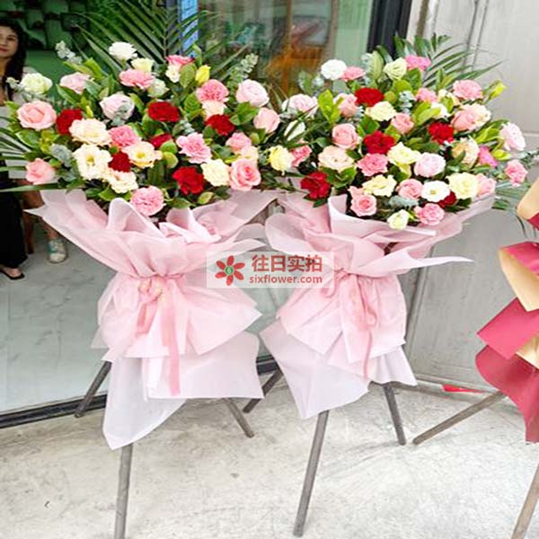 送潮州市湘桥区绿榕北路中医院的鲜花实拍图