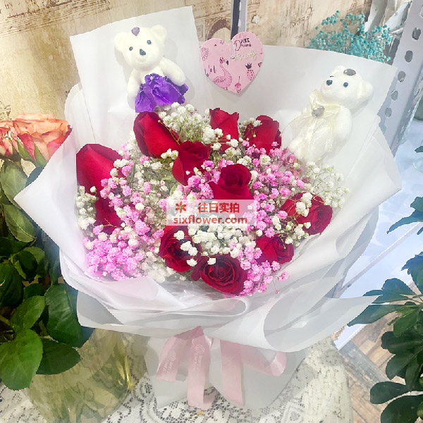 送池州市贵池区远东国际花园的鲜花实拍图