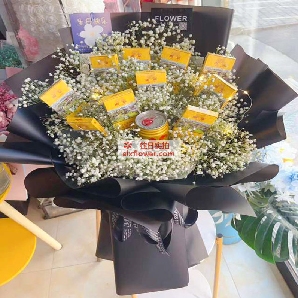 送张掖市甘州区梁家墩镇北大街延伸段北部西夏青年旅行酒店的鲜花实拍图