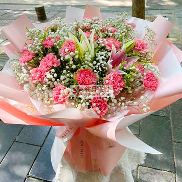 送恩施州宣恩县珠山镇建设路宣恩人民医院的鲜花实拍图