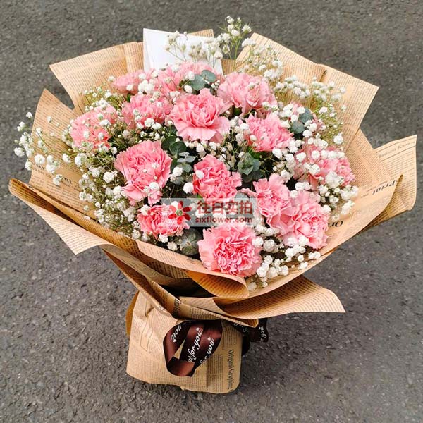 送耒阳市金南路耒水南湾小区的鲜花实拍图