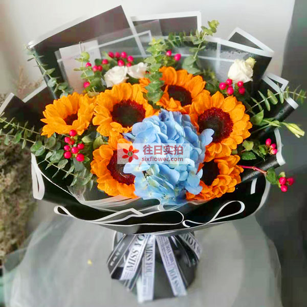 送中山小榄菊城大道中段65号小榄人民医院的鲜花实拍图