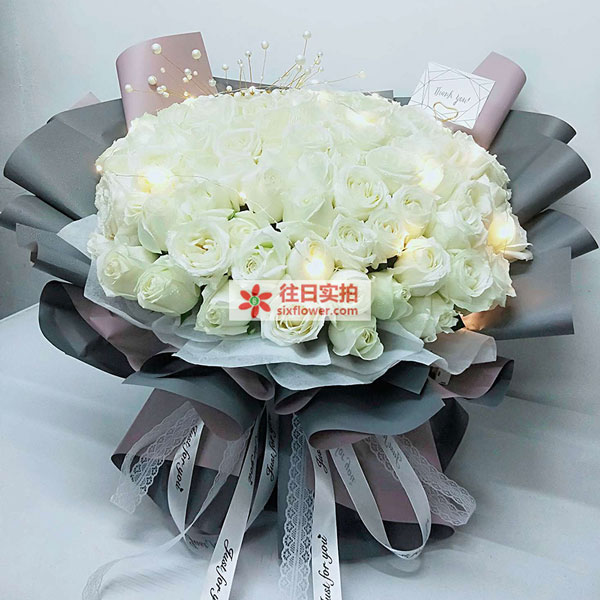 送广西北海市合浦县廉州镇华新路14号复鑫益健康…的鲜花实拍图