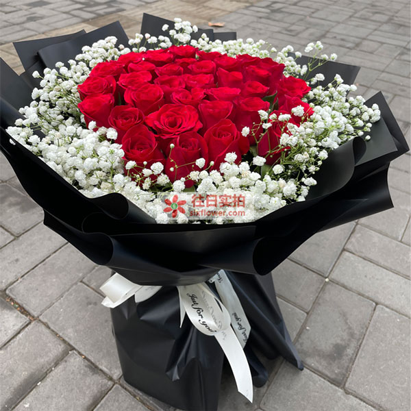 送晋城市城区城区红星东街滨湖花园c区一号楼A段的鲜花实拍图