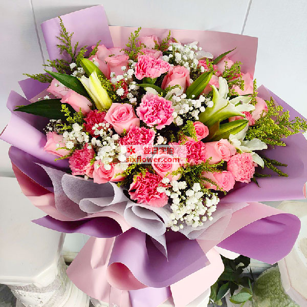 送常州市溧阳市上黄镇前中村的鲜花实拍图