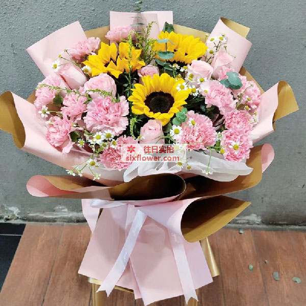 送太原小店区府园东居的鲜花实拍图