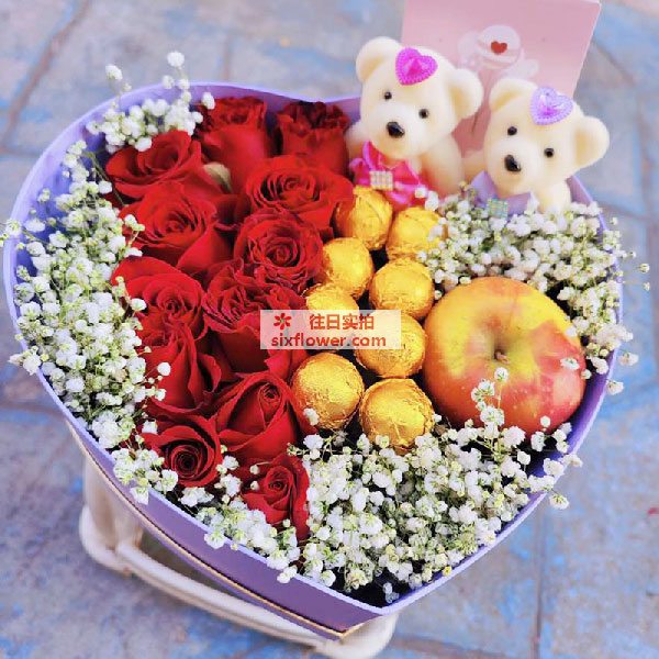 送玉溪红塔区万裕生态城32栋的鲜花实拍图