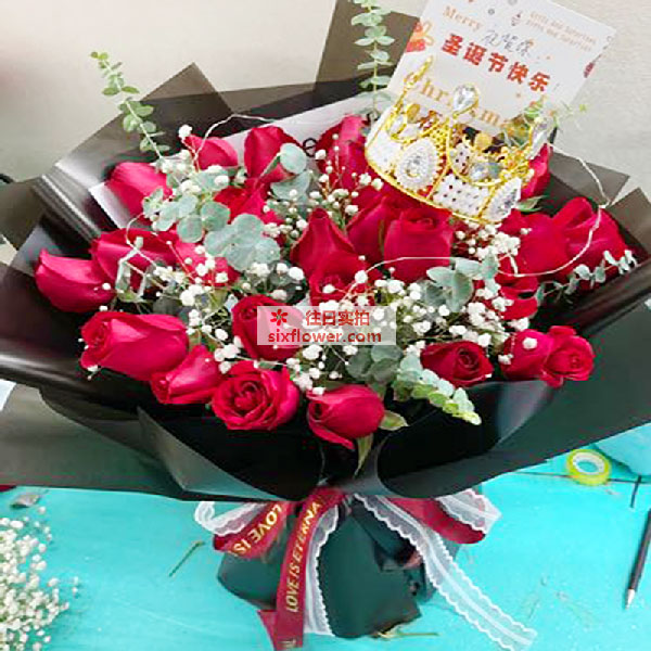 送湖州市吴兴区富力城D座的鲜花实拍图