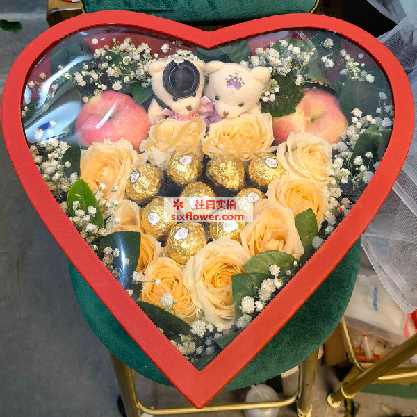 送茂名电白区沙浪便利店的鲜花实拍图