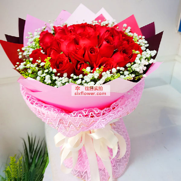 送郴州北湖区高湾变电站的鲜花实拍图