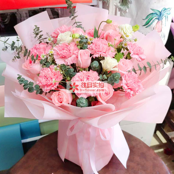 送郴州北湖区广德市场的鲜花实拍图