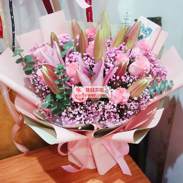 送韶关市翁源县龙仙镇建设一路65号广克隆的鲜花实拍图